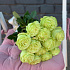 Монобукет 15 Зелёных роз 60см - Фото 2