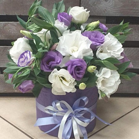 Букет цветов "Голубое облако" №162