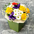 Яркий букет с розой, анемоном и хризантемой в коробке - Фото 5