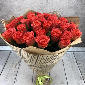 Букет Вау из 31 розы