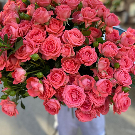 Кустовая Роза 70 см - Фото 5