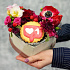 Букет цветов Счастливый Лайк для Валентинки - Фото 3