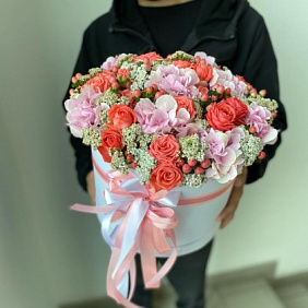 Цветы в коробке (Тысячелистник)