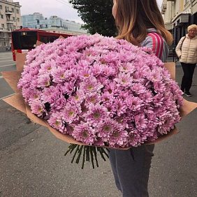 Букет цветов "Розовое облако" №162