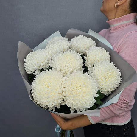 Букет цветов Деко белая 9 - Фото 3