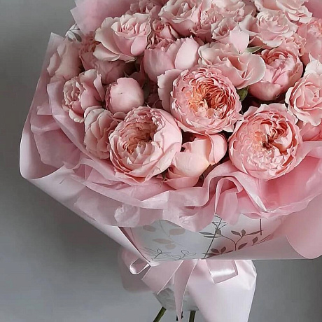 Букет Пионовидная Джульетта №160 - Фото 4