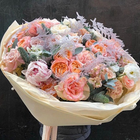 Большой букет цветов "Нежный шелест"
