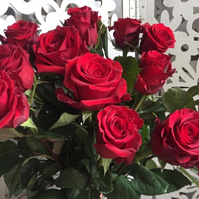 Букет из 15 красных роз №170