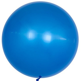 Шар "Сфера 3D Deco Bubble" (Синий), глянец
