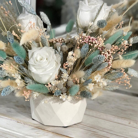 Букет цветов Лёгкость №160 - Фото 2