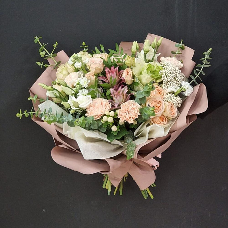 Авторский букет цветов № 130 - Фото 3