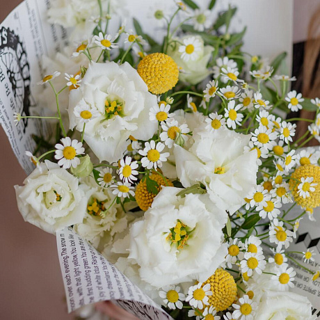 Букет цветов Ромашковое настроение №161 - Фото 2