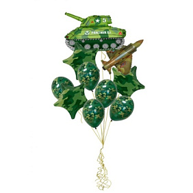 Композиция из шаров "Пятый, Приём!"