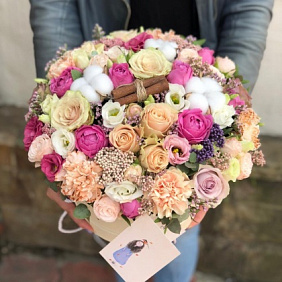 Букет цветов "Аромат корицы" №161