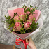 Букет из 5 кениских роз с зеленью ( 50 см ) - Фото 1