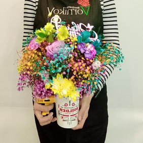 Букет цветов "Море позитива"