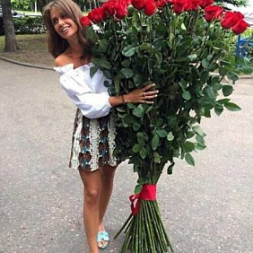 Гигантские розы 150 см - 35 шт