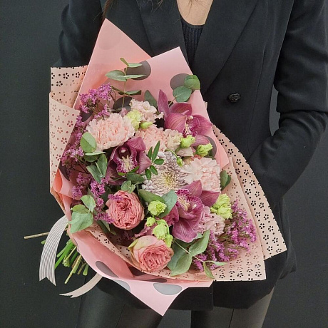 Авторский букет цветов № 129 - Фото 2