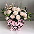 Цветы в коробке нежное послание любви с пионовидной розой - Фото 3