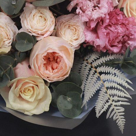 Авторский букет цветов М - Фото 5