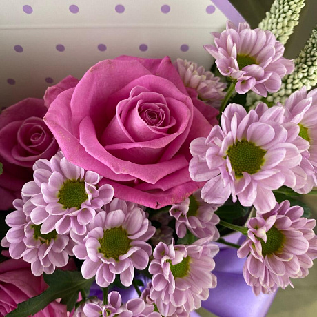 Букет цветов Цветочный комплимент - Фото 5