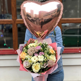 Букет цветов "Дивный сюрприз" №161