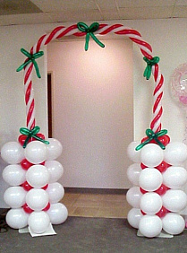 Композиция из шаров "Карамельная арка"