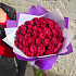 Букет из 51 розовой розы №160 - Фото 1