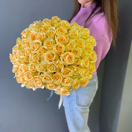 Букет из 51 розы №179 - Фото 3