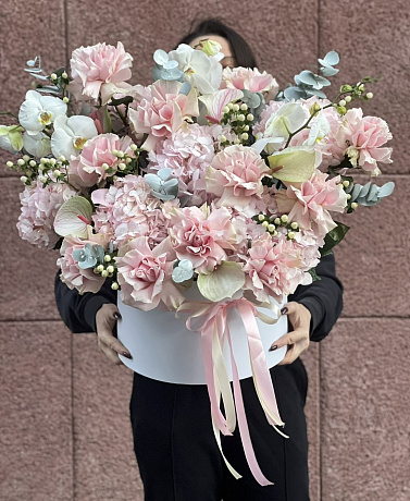 Коробка с цветами Аквамарин №2 - Фото 2