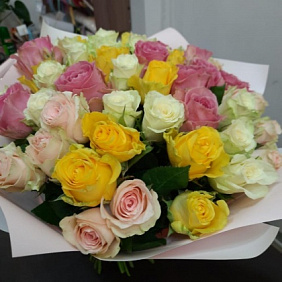 Букет моно лайм