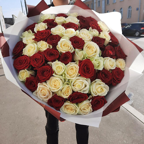 Букет цветов Красотка №163 - Фото 5