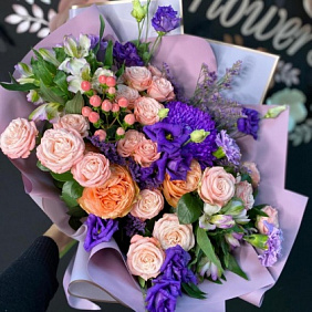 Букеты цветов "Весеннее настроение" №165