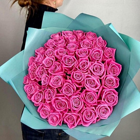 Букет цветов "Аква" №166