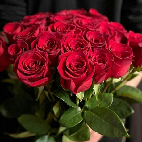 Букет цветов Красная классика №160 - Фото 4