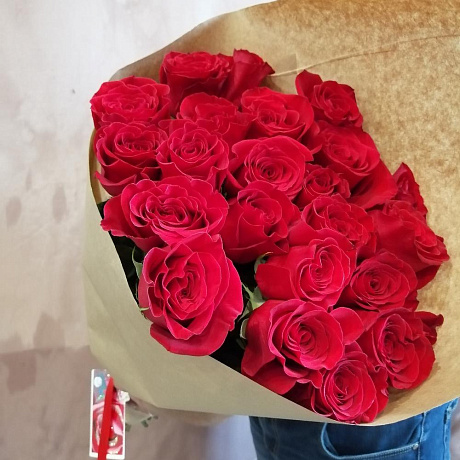 Букет из 23 крупных эквадорских роз - Фото 2