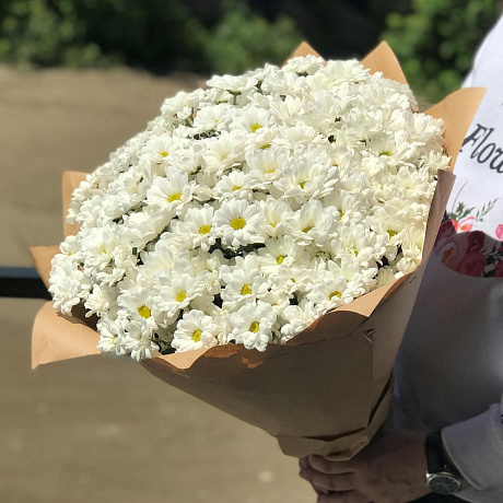 Букет из 35 хризантем. N425 - Фото 2