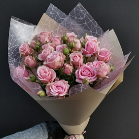 Розовые розы №161