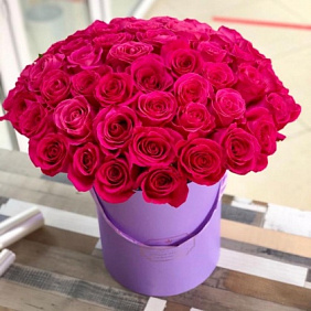 Ароматный букет из роз Pink Floyd 70 см. (Эквадор)