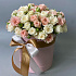 Шляпная коробка с кустовыми розами - Фото 4