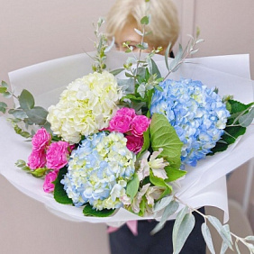 Гортензии в красках №160