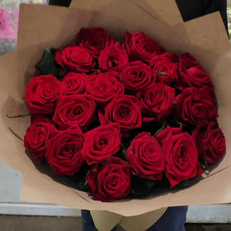 Роза красная 60 см 21шт - Фото 6