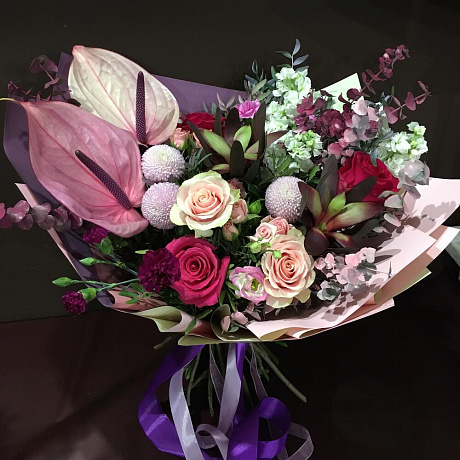 Букет цветов Райская птичка - Фото 3