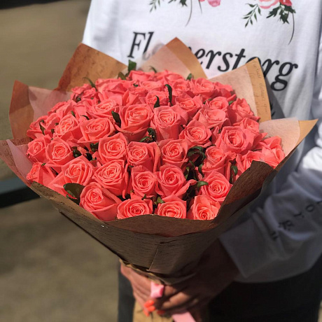 Букет из 51 розы №161 - Фото 2