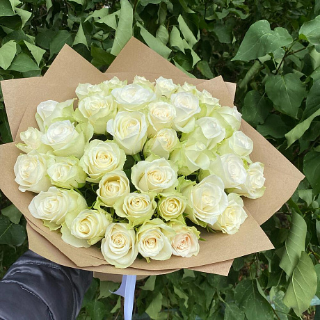 Букет из 35 роз микс №163 - Фото 3