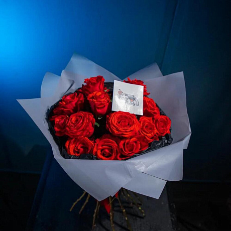 Букет из цветов Чёрная пантера - Фото 3