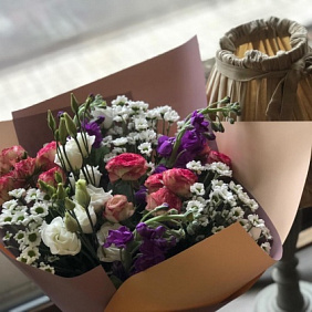 Букет цветов "Первый лист"