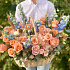 Корзина с цветами Luxury Flowers Персиковая роза - Фото 1