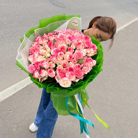 Букет цветов Джумелия вся красоте - Фото 4