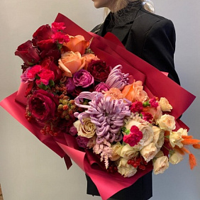Букет цветов "Цветочный бум"